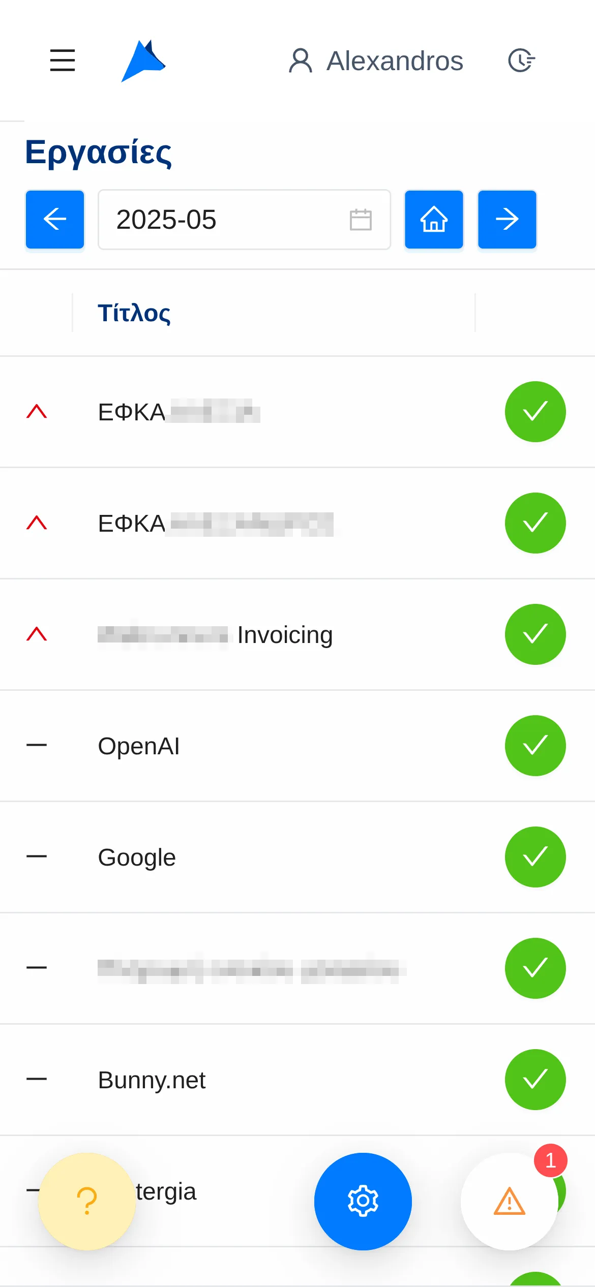 Tasks